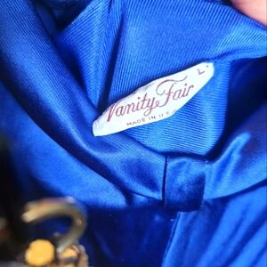 Vanity FAIR Vintage Nightgown LARGE Royal Blue